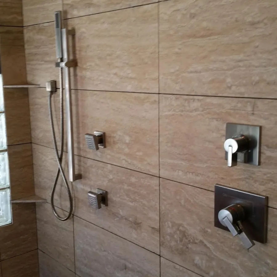 Shower fixture installation for Water Heater Replacement in Morristown